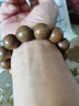 天然绿檀木手串沉水级老山檀沉香木制手链女冷门文玩佛珠盘串男款 【精工沉水级】老绿檀-18mm 实拍图