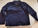 啄木鸟（TUCANO）夹克男外套商务纯色翻领休闲时尚百搭中老年男装上衣服 藏青 2XL 实拍图