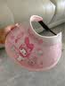 Hello Kitty儿童帽子夏季大帽檐防晒遮阳帽男女童空顶太阳帽 TKM1083美乐蒂 实拍图