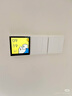 Aqara绿米联创智能开关妙控屏S1E触屏 已接入米家/苹果HomeKit 远山灰 实拍图
