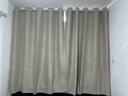 水星家纺免打孔窗帘遮光卧室高遮光布杆子全套隔音飘窗遮阳帘3.6x2.0m米色 实拍图