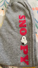 史努比（SNOOPY）儿童裤子秋季新款男女童运动卫裤中大童休闲长裤 SNOPY-灰 130 实拍图