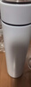 然也（RAE）保温杯定制大学生水杯304不锈钢泡茶杯子象牙白500mlR3103 实拍图