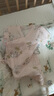 全棉时代纯棉新生婴儿连体衣服抗菌纱布满月宝宝春夏 花园物语粉 66码 实拍图