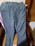 【透气抗皱】夏季薄款爸爸裤商务西裤中老年休闲高腰直筒宽松长裤 812中灰色 34 实拍图