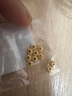 御邪黄金999足金转运珠齿轮手串手绳搭配diy礼物男女款中秋礼物 齿轮珠十颗:约0.3g 实拍图
