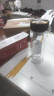 明霞玻璃杯双层大容量水杯便携车载男女商务茶水分离泡茶杯子550ml黑 实拍图