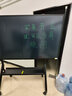 PBJ100/80/70/60英寸液晶黑板大尺寸屏幕手写板高亮电子白板写字板可局部擦办公教学会议培训直播家用 80英寸分屏+移动支架 实拍图
