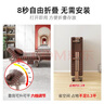 竹思乐折叠床办公室午休单人简易床家用双人午睡躺椅便携陪护行军床神器 【固定扶手可受力】咖啡色80CM 双折 实拍图