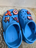 CROCS卡骆驰贝雅儿童洞洞鞋男女童户外包头沙滩鞋拖鞋/207013/207012 海蓝-456 31 (190mm) 实拍图