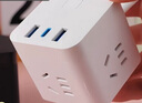 公牛（BULL）20W PD苹果快充魔方插座/插线板/插排/接线板 Type-c+USB+3孔全长1.5米白色 GNV-UU2203C总控开关 实拍图