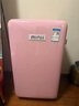 小吉（MINIJ）冰箱小型家用121升一级能效客厅宿舍办公室复古迷你小冰箱Pro 121Pro甜心粉 实拍图
