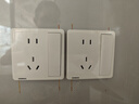 西门子（SIEMENS） 开关插座面板 墙壁大板二三插暗装 致典系列雅白色 电脑（超五类） 插座 实拍图