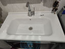 JNACMOO洗手盆单盆洗漱盆一体陶瓷盆洗脸盆洗面盆家用柜盆洗手池卫生间 81*48单盆送下水胶 【智洁釉面】 实拍图