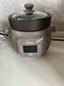 美的（Midea）煲汤电炖锅3-4人用  家用电砂锅煲汤锅炖汤蛊电炖锅 慢炖多功能煮小米粥  可预约保温 【紫砂内胆】DGE2056 2L 实拍图