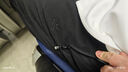 探拓（TECTOP）冲锋裤男加绒保暖防风软壳裤登山徒步裤  男款黑色 S 实拍图