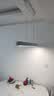 雷士（NVC）一字餐厅新款吊灯高显指护眼吸顶吊灯现代简约餐桌灯具 亦云白色36瓦1米智能舒适光 实拍图