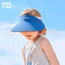 Kocotreekk树儿童防晒帽无痕一体成型遮阳帽大檐空顶帽轻盈户外运动帽蓝色 实拍图