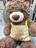 名创优品（MINISO）吉福特熊背带裤坐姿公仔毛绒玩具玩偶抱枕小熊娃娃生日礼物女大号 实拍图