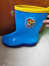 回力儿童雨鞋男童女宝防滑水靴加厚小孩高筒胶鞋中大童防水鞋子 【回力】8055儿童包边款-蓝色 38 【内长24cm】 实拍图