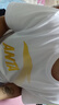 安踏（ANTA）t恤男士短袖夏季薄款圆领潮流大logo纯色舒适透气跑步上衣运动服 -1纯净白色/金标 L (175) 适合120-140斤 实拍图