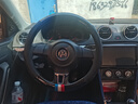 达珀德 方向盘套汽车真皮把套四季通用防滑专用碳纤牛皮免手缝 适用于 大众新朗逸速腾途观L帕萨特迈腾宝来桑塔纳捷达蔚领 圆型真皮碳纤【黑色款+运动标】 实拍图