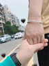 胖东来祥云纯银手镯S999足银镯子送闺蜜生日礼物女生送女友母亲节 满天星推拉银手镯 礼盒证书+代写 晒单实拍图