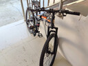 凤凰（Phoenix）折叠山地自行车男女成人学生青少年单车双减震碟刹轻便变速折叠车 黑橙辐条轮/显档变速/三套全轴承 24速高配-26寸（身高160-185CM） 实拍图