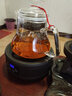 扬器 加厚全玻璃蒸茶壶 黑茶普洱蒸茶器烧水养生壶电陶炉纯玻璃煮茶壶 家用耐高温蒸汽壶泡茶壶 A款实心双胆壶【1.1L】 实拍图