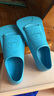英发（YINGFA）脚蹼游泳训练短脚蹼浮潜自由泳儿童脚蹼脚掌成人潜水专业蛙鞋 淡蓝色 S（38-40码） 实拍图
