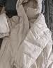 雅鹿羽绒服女冬季2025新款男女情侣长款宽松过膝加厚防寒抗冻中性外套 卡其 L (165) 【推荐125-140斤】 实拍图