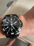野狼全自动机械表男士军防水正品氚气夜光蓝緑水鬼潜水钢带手表V1019 全黑钢带款-绿色夜光 实拍图