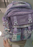 爱迪生发明家初中生书包黛露小学生大容量女生减负双肩背包 2260-2 紫色大号 实拍图