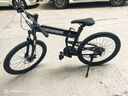 EROADE德国折叠山地自行车男成人青少年学生超轻便携铝合金越野变速赛车 黑色【宙马X1】全铝合金-碟刹 24寸-适合身高150-170cm 24速 实拍图