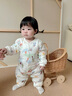 巴拉巴拉童装婴儿连体衣新生儿宝宝包屁衣服男女童冬装爬行服加厚保暖软萌 绿蓝色暖冬场景00315 73cm 实拍图