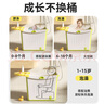 奔麦婴儿游泳桶儿童泡澡桶宝宝洗澡盆桶折叠沐浴桶家用加大加高 【立式折叠】绿+浴凳(送礼包) 实拍图