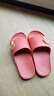 居家凉拖女小蘑菇凉拖鞋女家居拖鞋男居家鞋外穿一字拖沙滩鞋凉拖 红色 36-37 实拍图