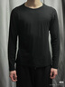 灰壳户外男美利奴羊毛速干衣100%美丽诺打底衫长袖登山运动贴身内衣 黑色 -【180gsm】17.5μm M -推荐140-155斤 实拍图