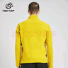 探拓（TECTOP）抓绒衣 户外加厚保暖男抓绒衣纯色立领半开衫柔软舒适抓绒衣 MZRY033 男款姜黄色 L 实拍图