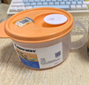 特百惠（Tupperware）宝宝儿童辅食碗可微波碗婴儿分装储存辅食工具保鲜盒460ml 活力橙 实拍图