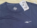 鸿星尔克短袖男夏季新款冰感速干衣跑步健身休闲百搭t恤衫运动上衣T恤男士 礁石蓝-冰感吸湿排汗 2XL 实拍图