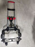 德力西爬楼梯手拉车便携行李上楼搬运神器拉货购物买菜折叠式小拉杆拖车 【新升级-加厚铝架】可爬楼-TPR6轮组+万向轮+购物袋 实拍图