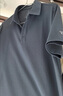 拇指白小T短袖polo衫男士春夏透气商务休闲翻领白小丅 藏青色 2XL  实拍图