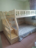 莱客轩（LAIKEXUAN）儿童上下床双层实木高低子母床梯柜款上铺1.4米下铺1.6米 实拍图