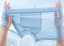 海澜之家男士内裤男冰丝男内裤莫代尔冰丝内裤抗菌无痕平角裤衩棉内裤头男 10A抗菌冰丝-深灰/浅灰/浅蓝 3条 2XL -180/105(150-170斤) 实拍图