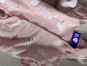 迷你巴拉巴拉婴儿连体衣棉服外出幼儿衣服保暖双面绒两面穿外套冬新款 红白色调00361 73cm 实拍图