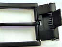 卡帝乐鳄鱼皮带针扣男士双面牛皮腰带男真皮青少年潮流学生休闲商务裤腰带 双面可用-枪色扣黑色带身 实拍图