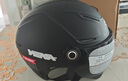 野马（YEMA）摩托车头盔电动车3c认证夏季大码国标半盔男女电瓶踏板车安全帽 亚黑原创【茶短镜】 4XXXL 实拍图