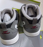 江博士秋冬男女童拼色保暖学步鞋 户外休闲魔术贴儿童运动鞋 灰/黑(内里加绒) 25 脚长约14.9-15.5 实拍图