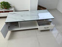 茶几电视柜2025新款客厅家用现代简约收纳储物一体茶几边柜组合 【简易款】奶油白41*41*47cm 实拍图